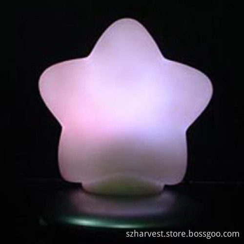 Single LED Color Changing Star Light with Charging Base